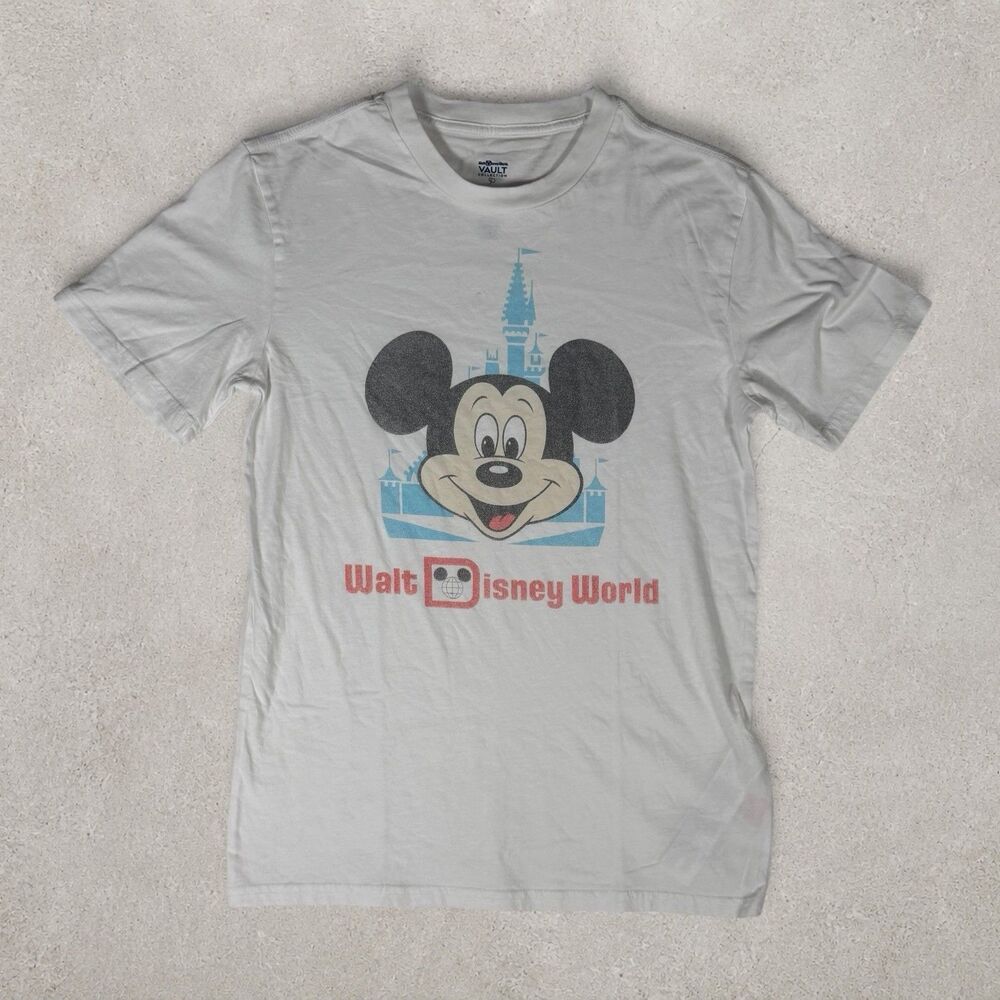 Walt Disney World Mickey Mouse Vault Retro T-Shirt 50th Anniversary Adult  XS
